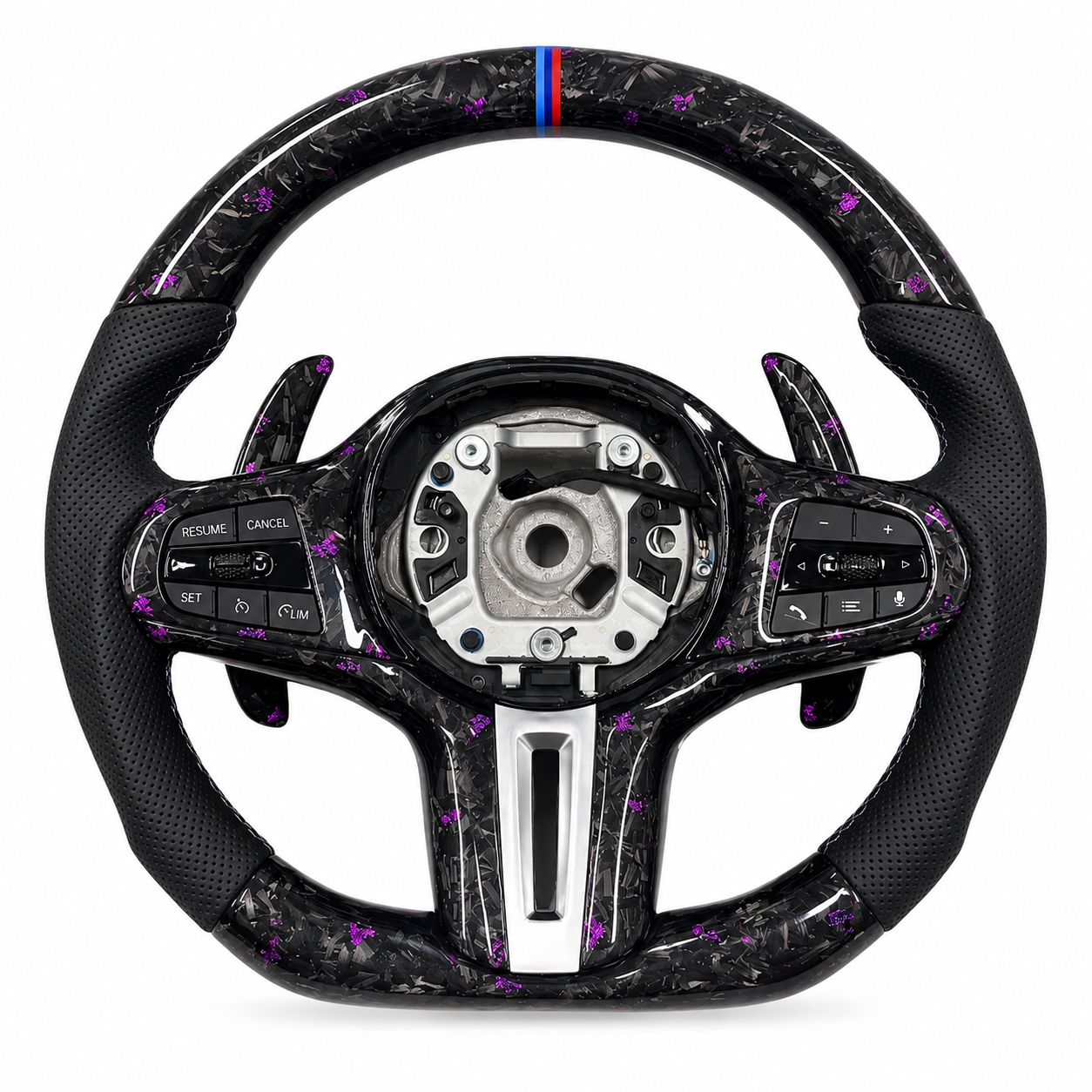 BAVORA Purple Forged Carbon Fiber Steering Wheel (G-Series)