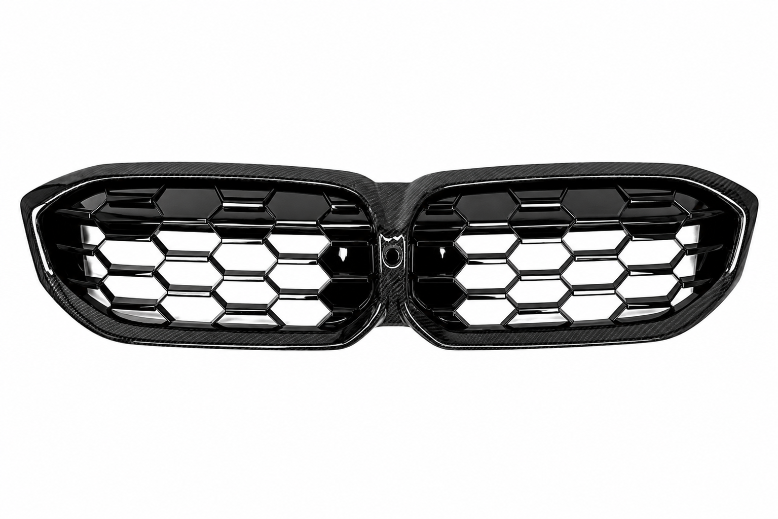 BAVORA Diamond Style Carbon Fiber Front Grille — G20/G21 LCI (2023–2026)